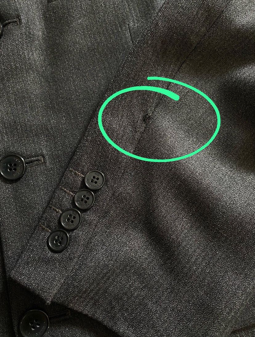 Balenciaga × Vintage Vintage Balenciaga Suit Size 46S - 9 Thumbnail