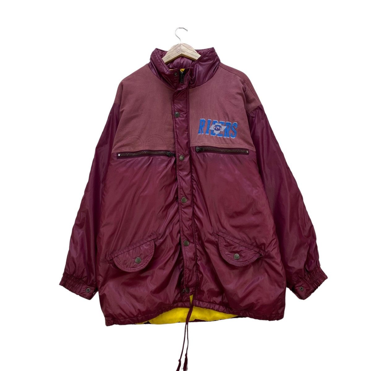NHL 🔥Vintage Paded Puffer Long Coat Jacket Size US L / EU 52-54 / 3 - 1 Thumbnail