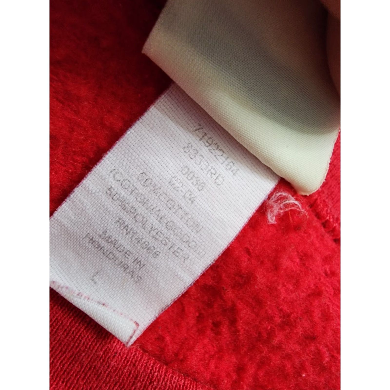 Lee VINTAGE Lee Sweatshirt Unisex Adults L Red Santa Christmas Beary Special Residents Are Our Size US L / EU 52-54 / 3 - 5 Thumbnail