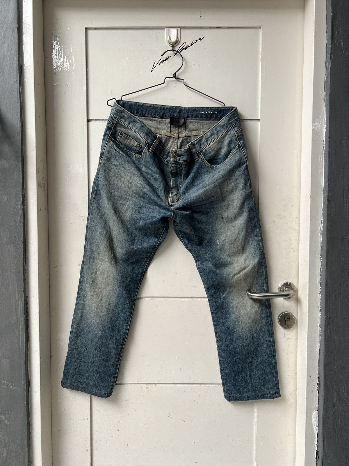US FREE TAX! Saint Laurent Paris Hedi Slimane Wash Denim