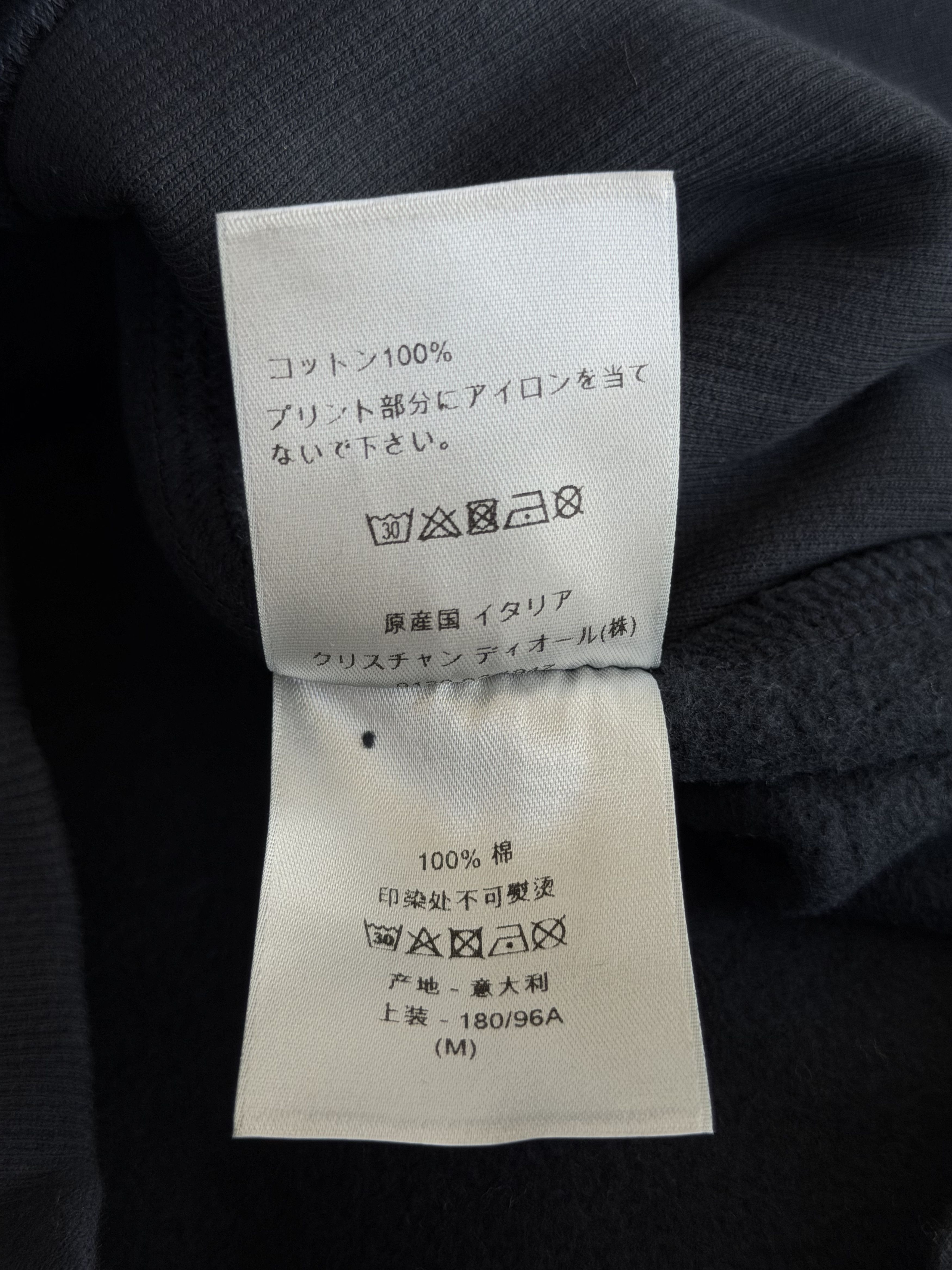 Dior Dior Faded Black & White Atelier Logo Hoodie Size US M / EU 48-50 / 2 - 5 Thumbnail