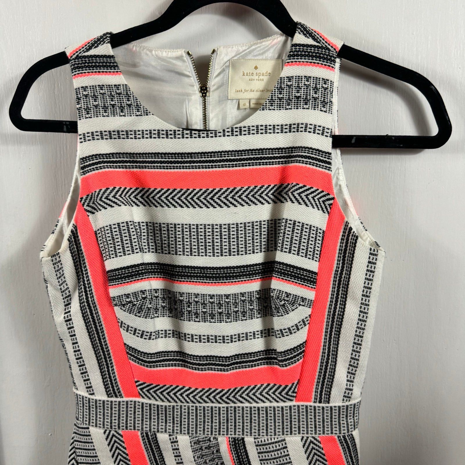 Kate Spade Kate Spade Womens NWT Flights of Fancy Ribbon Jacquard Line Size XS / US 0-2 / IT 36-38 - 4 Thumbnail