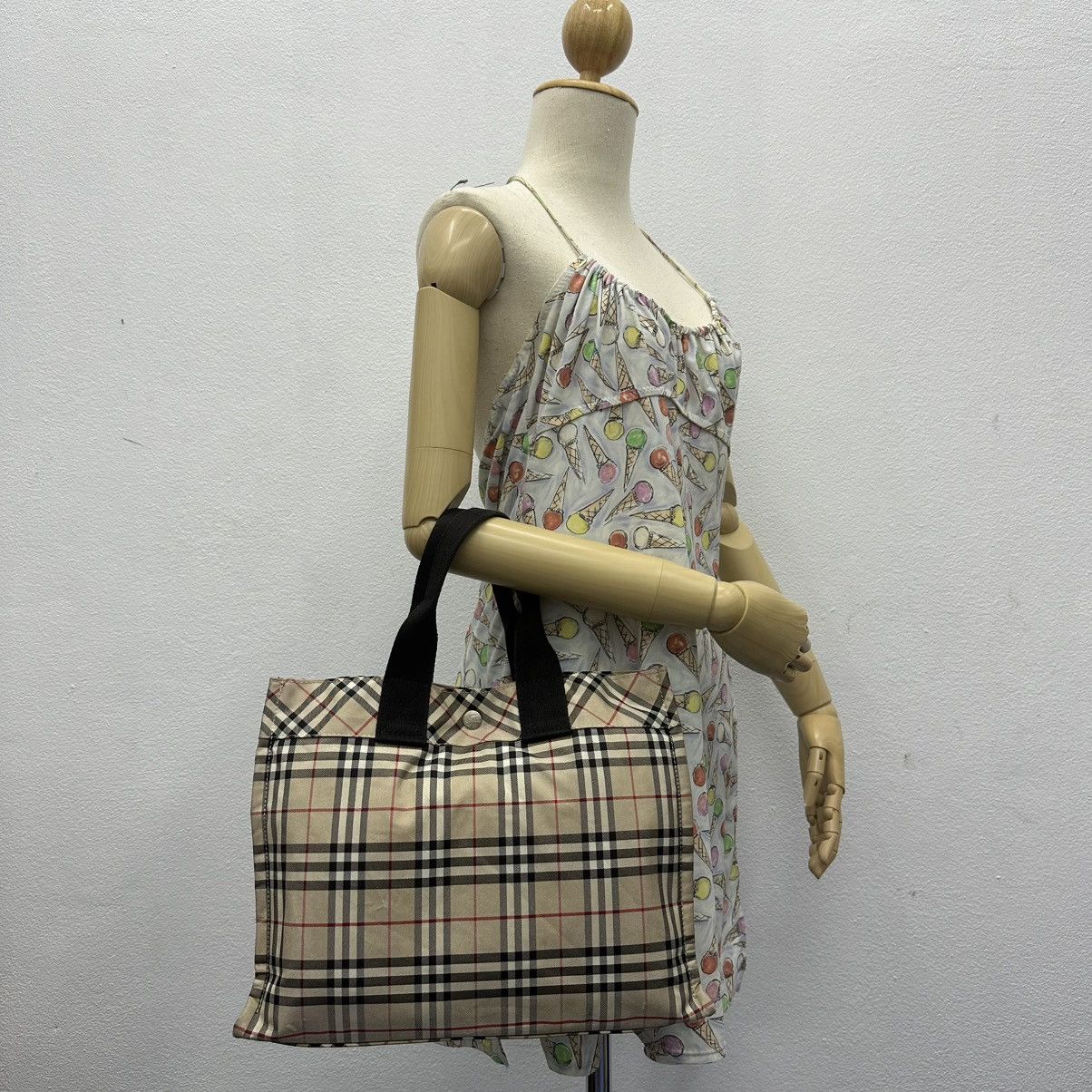 Burberry ‼️YES‼️AUTHENTIC BURBERRY BLUE LABEL NOVA CHECK CARRY TOTE BAG Size ONE SIZE - 1 Thumbnail