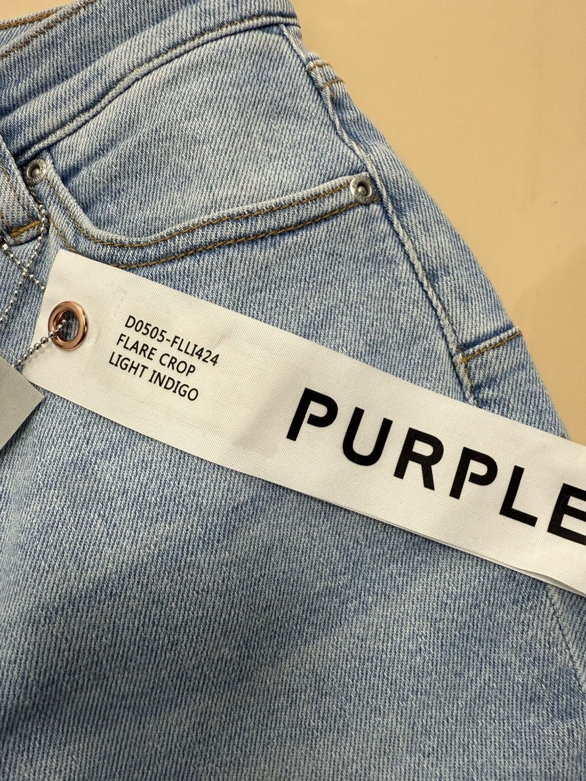 Other Purple Brand Light Indigo Jeans Size 26" / US 2 / IT 38 - 2 Thumbnail
