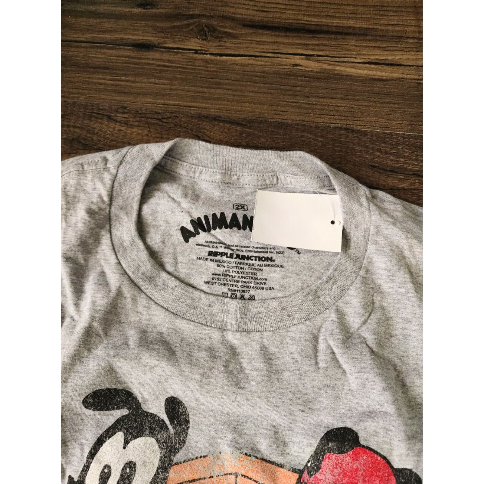 Ripple Junction VINTAGE Ripple Junction Animaniacs T shirt Men 2XL Gray Cotton Blend 90s Logo Stitch Crew Neck Short Sleeve Mens Size US XXL / EU 58 / 5 - 6 Thumbnail
