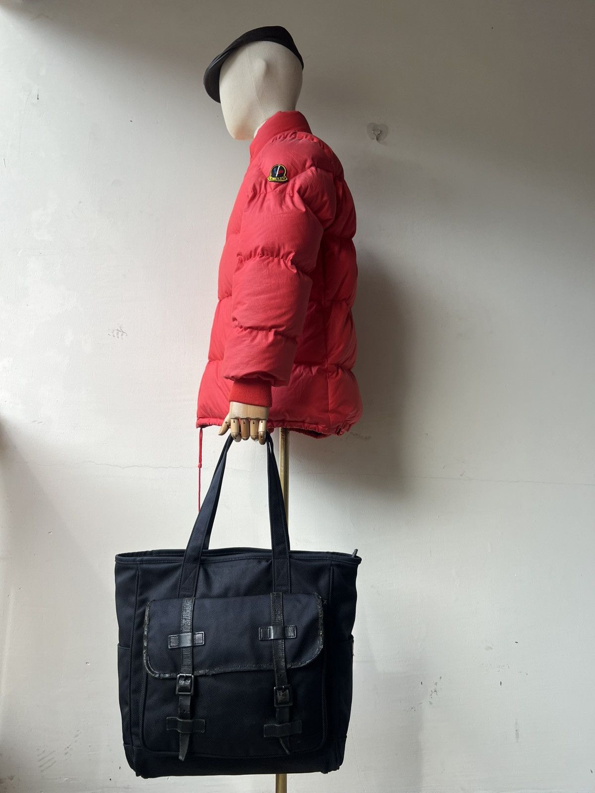 Porter Distressed Porter Yoshida Waxed Military Style Tote Bag Size ONE SIZE - 7 Thumbnail