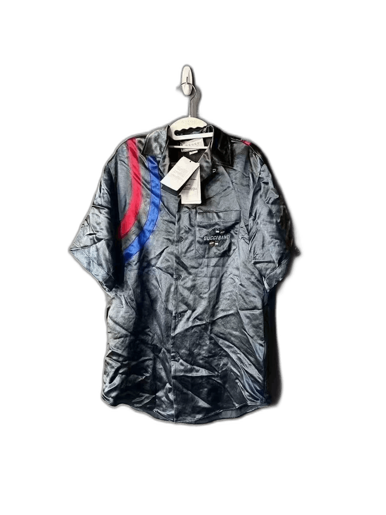 Gucci Gucci Flag Short Sleeve Shirt Size US L / EU 52-54 / 3 - 1 Thumbnail