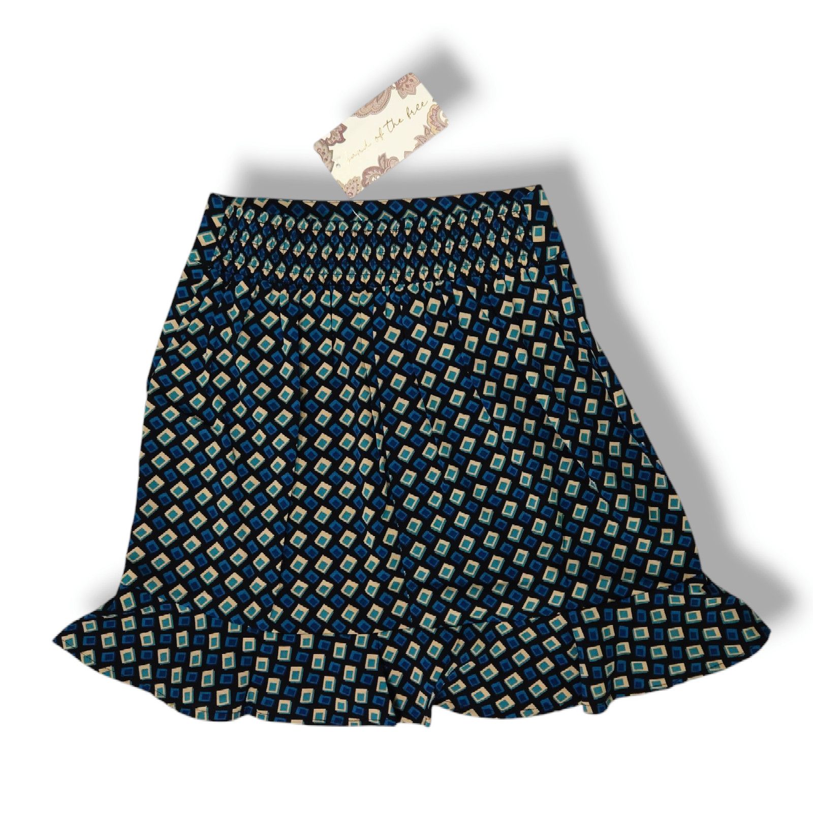 Other Preppy Diamond Mini Skirt Ruffle Hem XS NWT Band of the Free Size 25" / US 0 / IT 36 - 5 Thumbnail