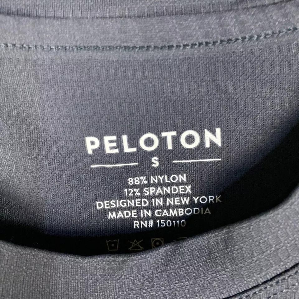 Peloton Peloton T-Shirt Men's Small Short Sleeve Gray Nylon S Size US S / EU 44-46 / 1 - 3 Thumbnail