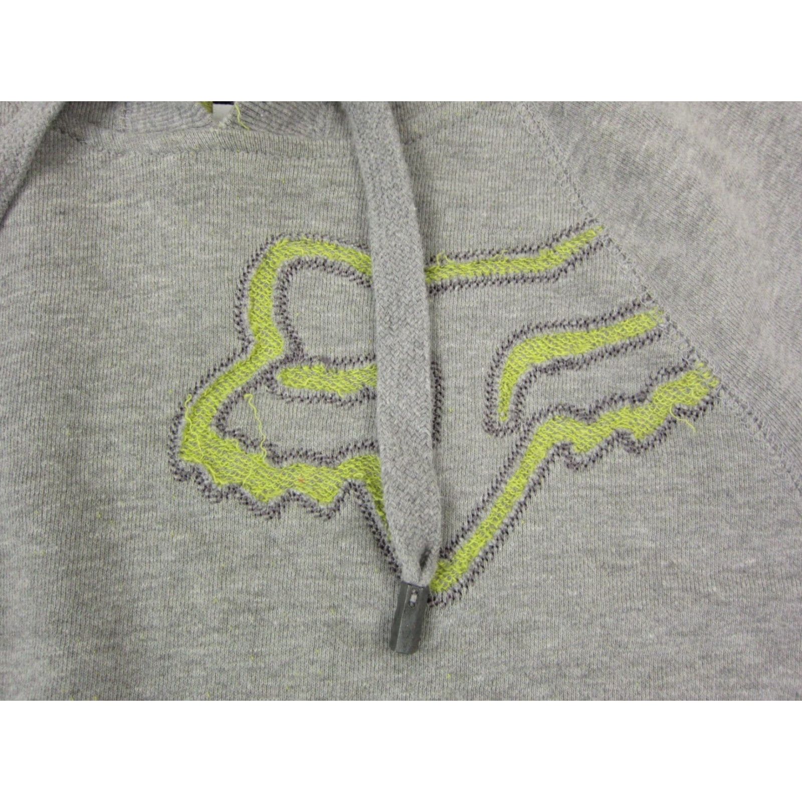 Fox Racing Fox Hoodie Womens M Gray Logo Pullover Hoodie Biker Activewear Racing Size M / US 6-8 / IT 42-44 - 3 Thumbnail