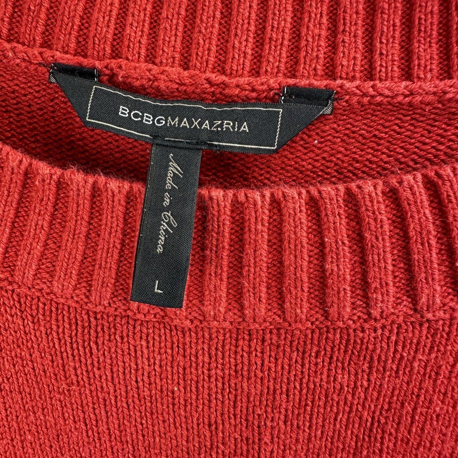 Bcbgmaxazria bcbg maxazria Sweater Red L Size L / US 10 / IT 46 - 4 Thumbnail