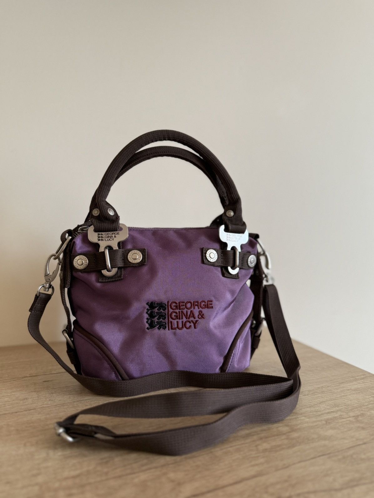 George Gina & Lucy George Gina & Lucy Purple Y2K Gorpcore Mini Bag Size ONE SIZE - 6 Thumbnail
