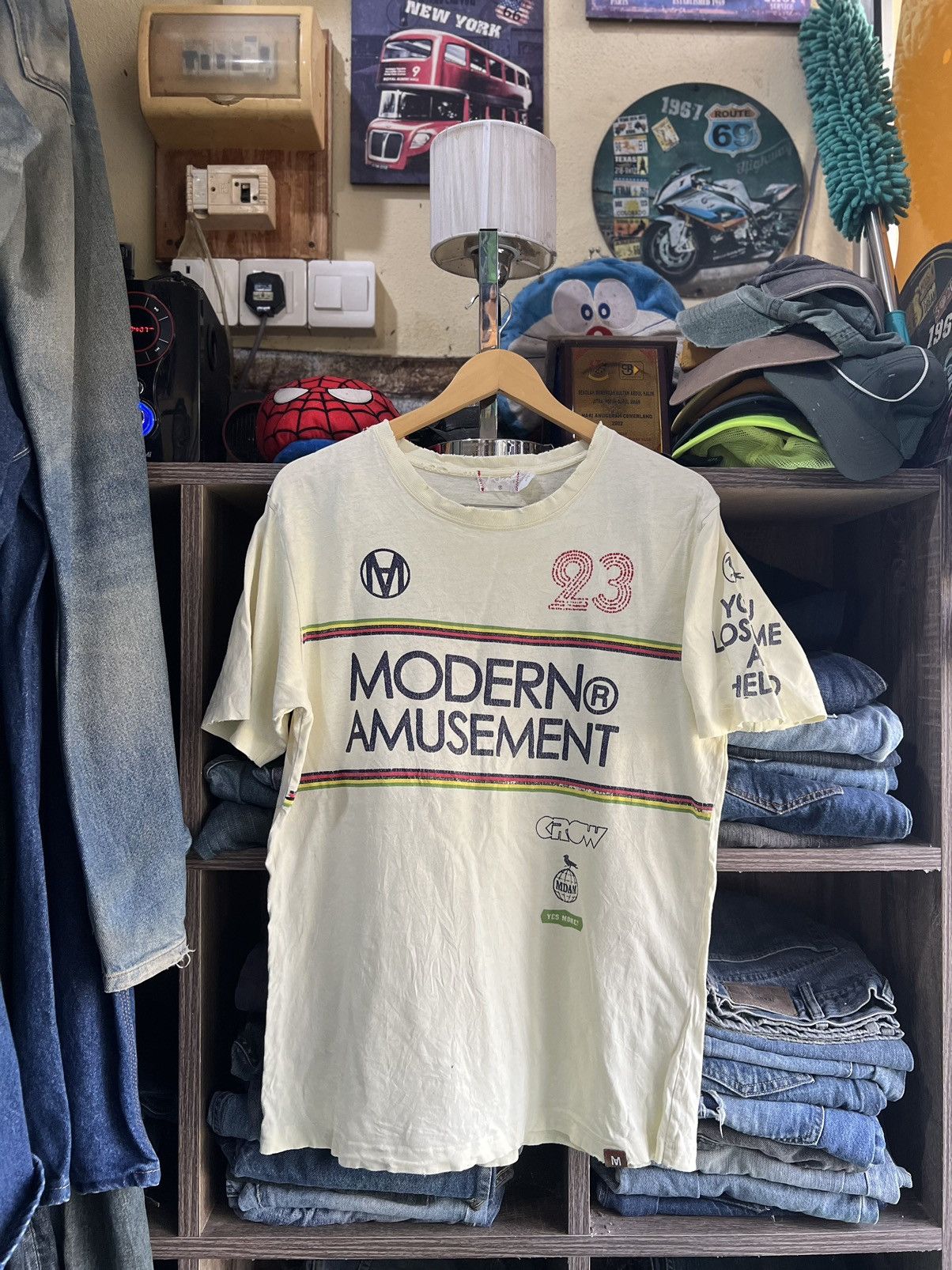 Modern Amusement 🔥Distressed Modern Amusement Tee Size US M / EU 48-50 / 2 - 1 Thumbnail