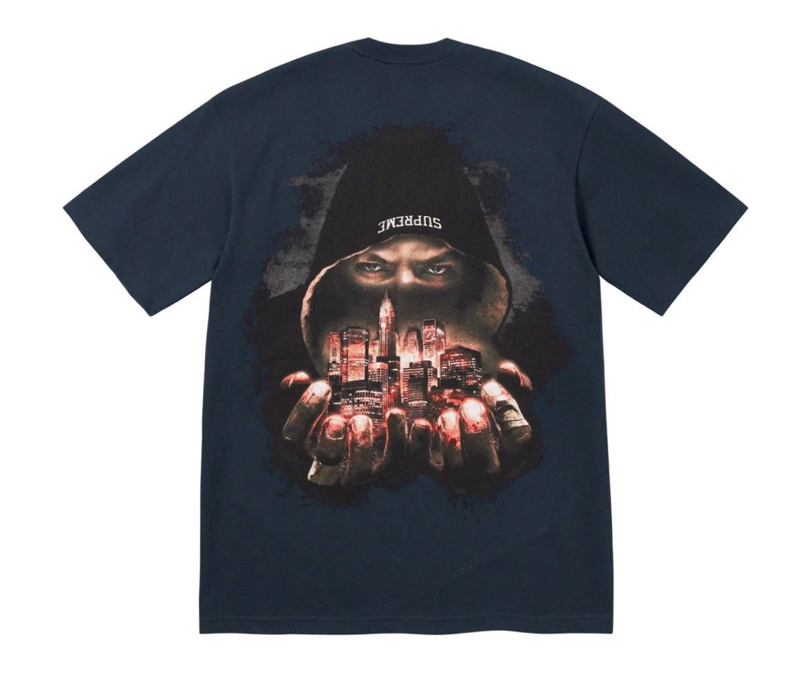 Supreme NWT Supreme Fighter Tee - Navy - XL Size US XL / EU 56 / 4 - 1 Thumbnail