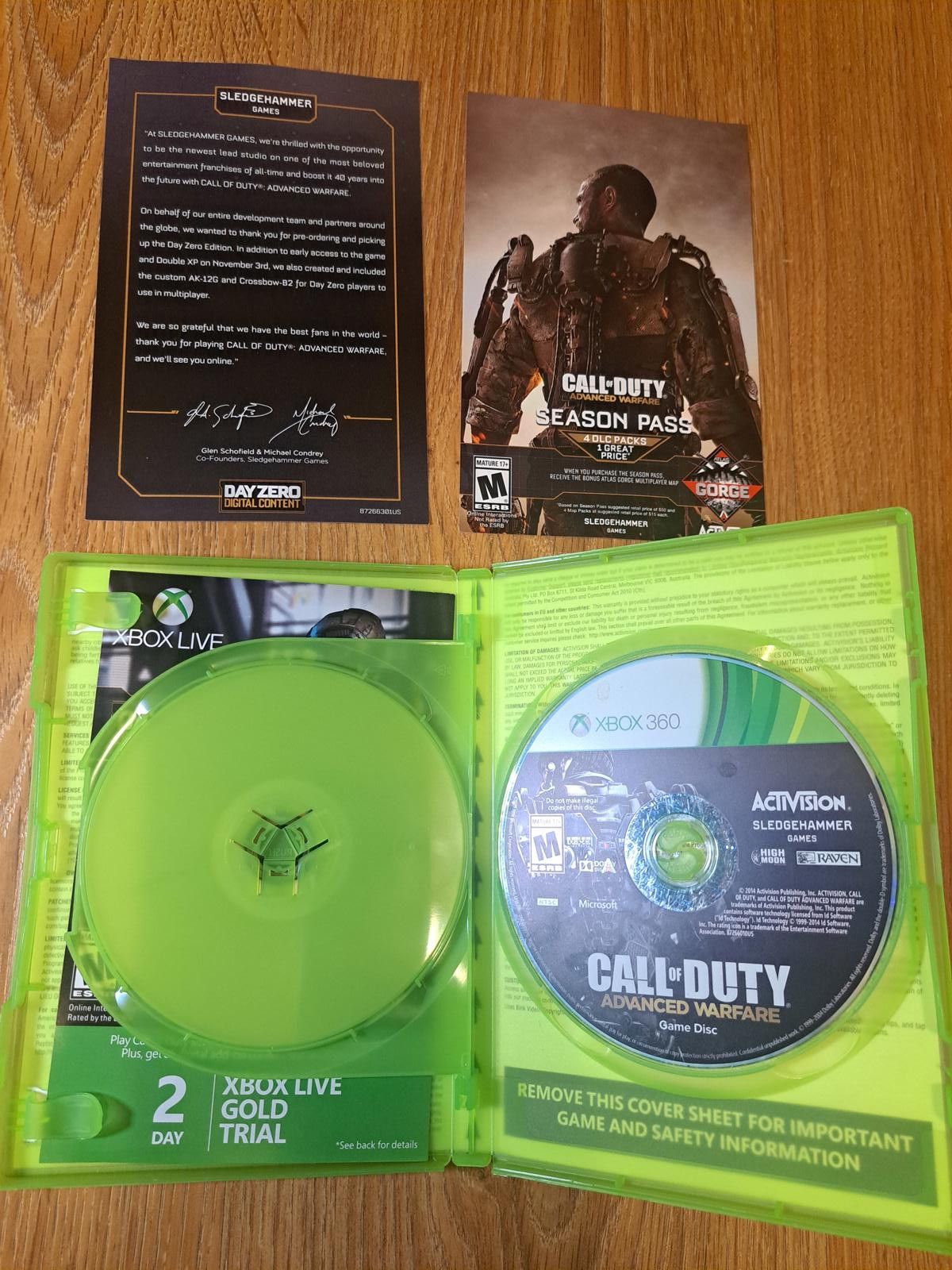 Other Call of Duty Advanced Warfare Xbox 360 Video Game Size ONE SIZE - 3 Thumbnail