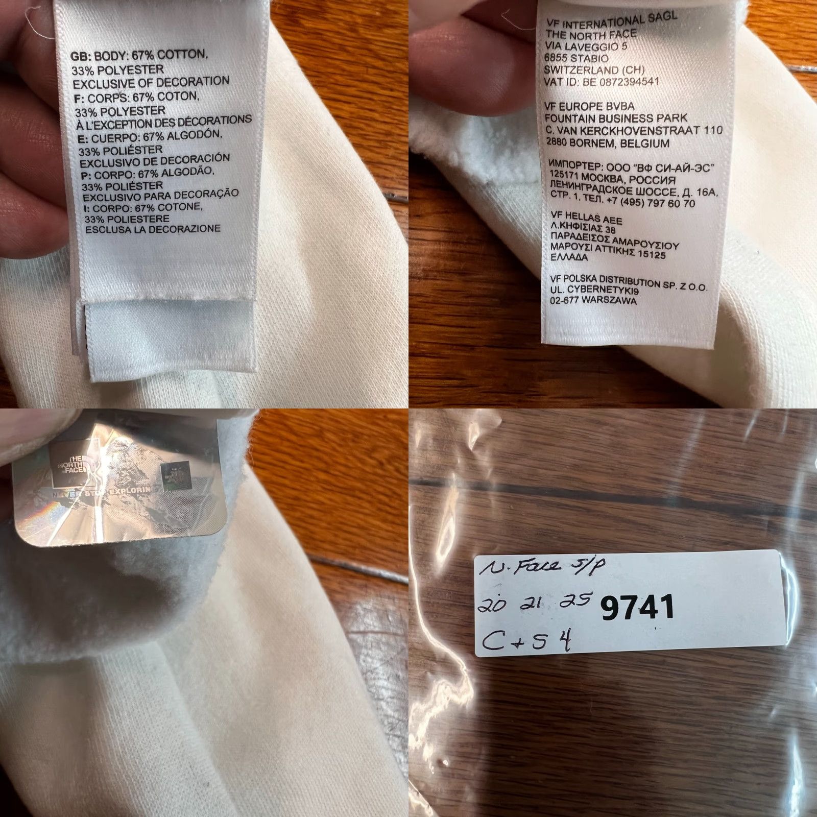 The North Face North Face Hoodie Womens Size S White Graphic Print Hooded Pockets Size S / US 4 / IT 40 - 8 Thumbnail