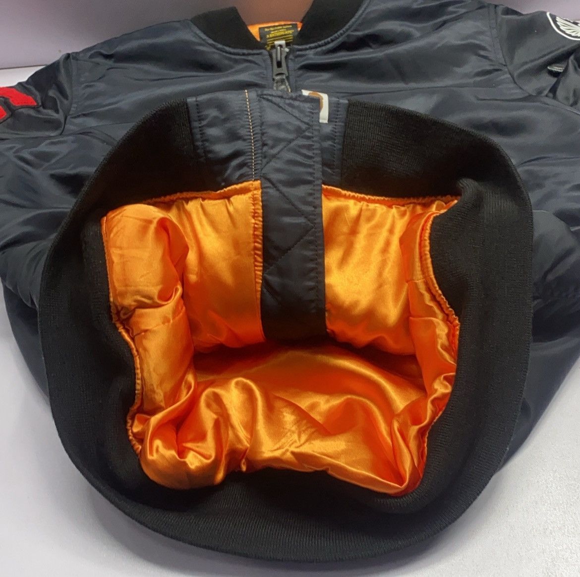 Bape A Bathing Ape (BAPE) Shark MA-1 jacket in black nylon Size US L / EU 52-54 / 3 - 10 Thumbnail