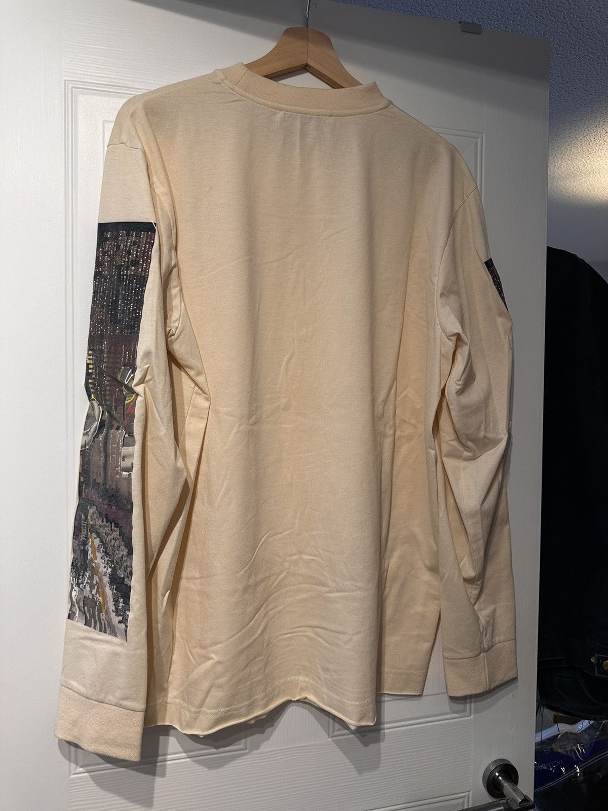 Acne Studios Video-print L/S T-Shirt EcruBeige