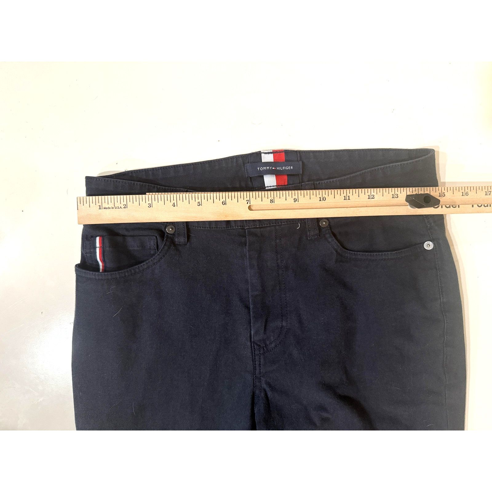Tommy Hilfiger Tommy Hilfiger Pants Mens 30x30 Navy Blue Slim Fit Chino Size US 30 / EU 46 - 5 Thumbnail