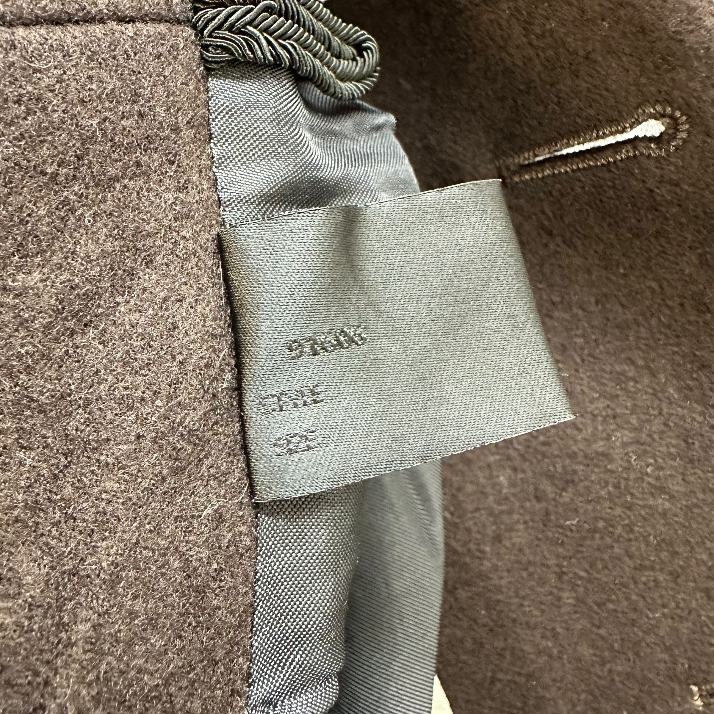 N.Hoolywood N. HOOLYWOOD Brown Wool Coat Jacket #A53-1237 Size US S / EU 44-46 / 1 - 8 Thumbnail