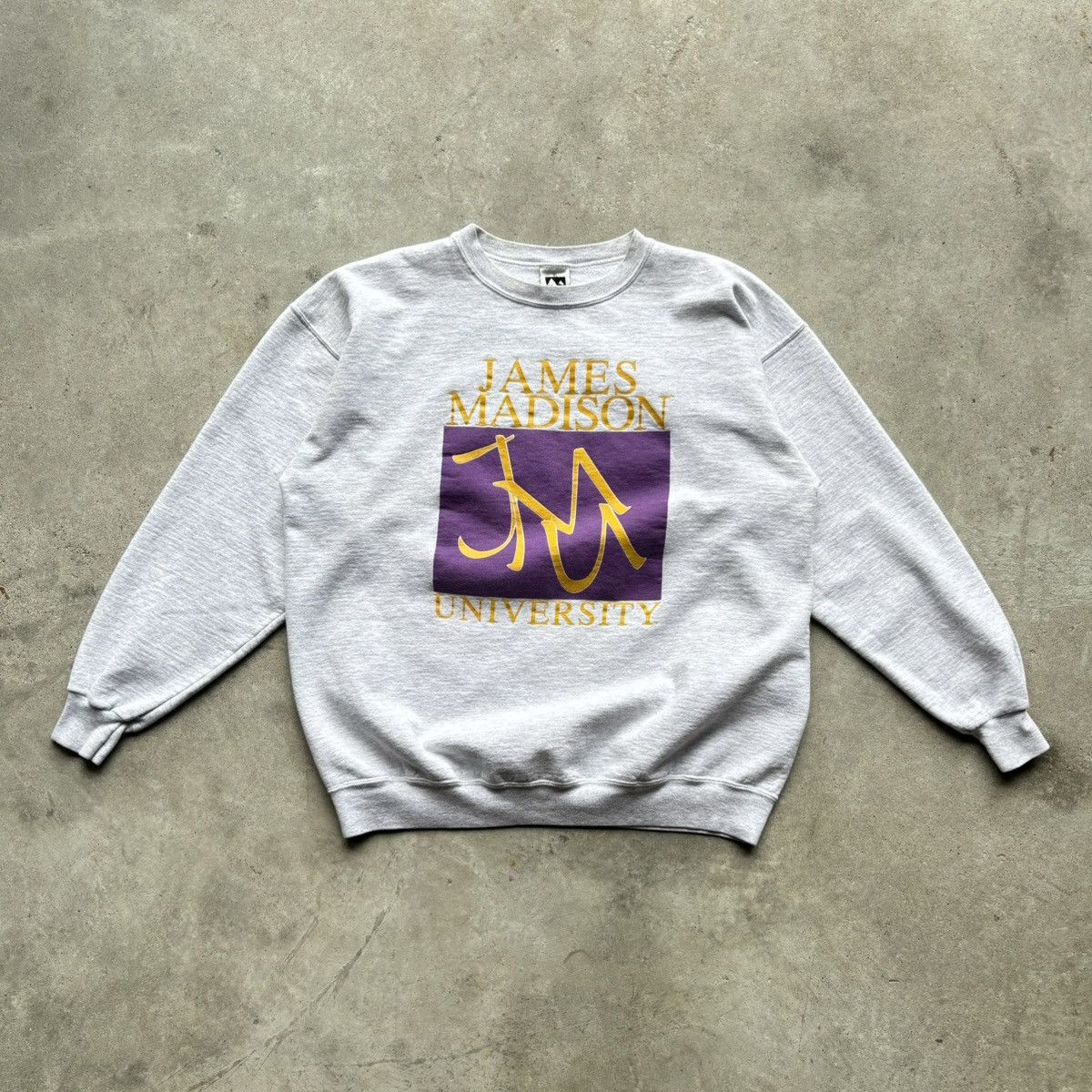 Vintage vintage 90s JAMES MADISON UNIVERSITY JMU Spellout sweatshirt Size US M / EU 48-50 / 2 - 2 Thumbnail