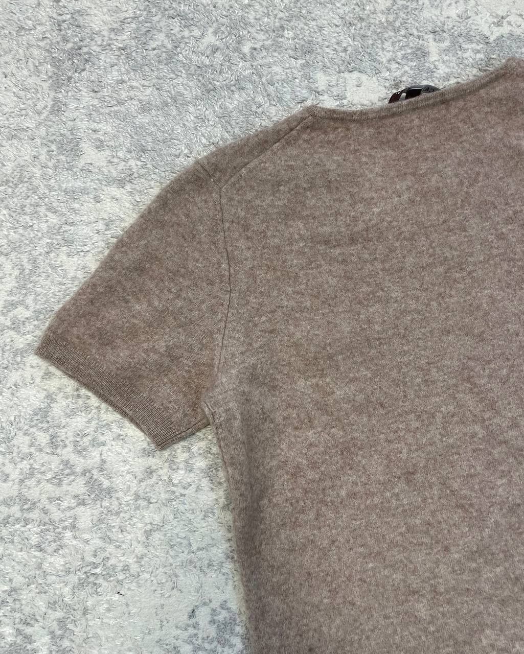 Other Cashmere Sweater Short Sleeve Women’s Soft Knit Pullover Size L / US 10 / IT 46 - 5 Thumbnail