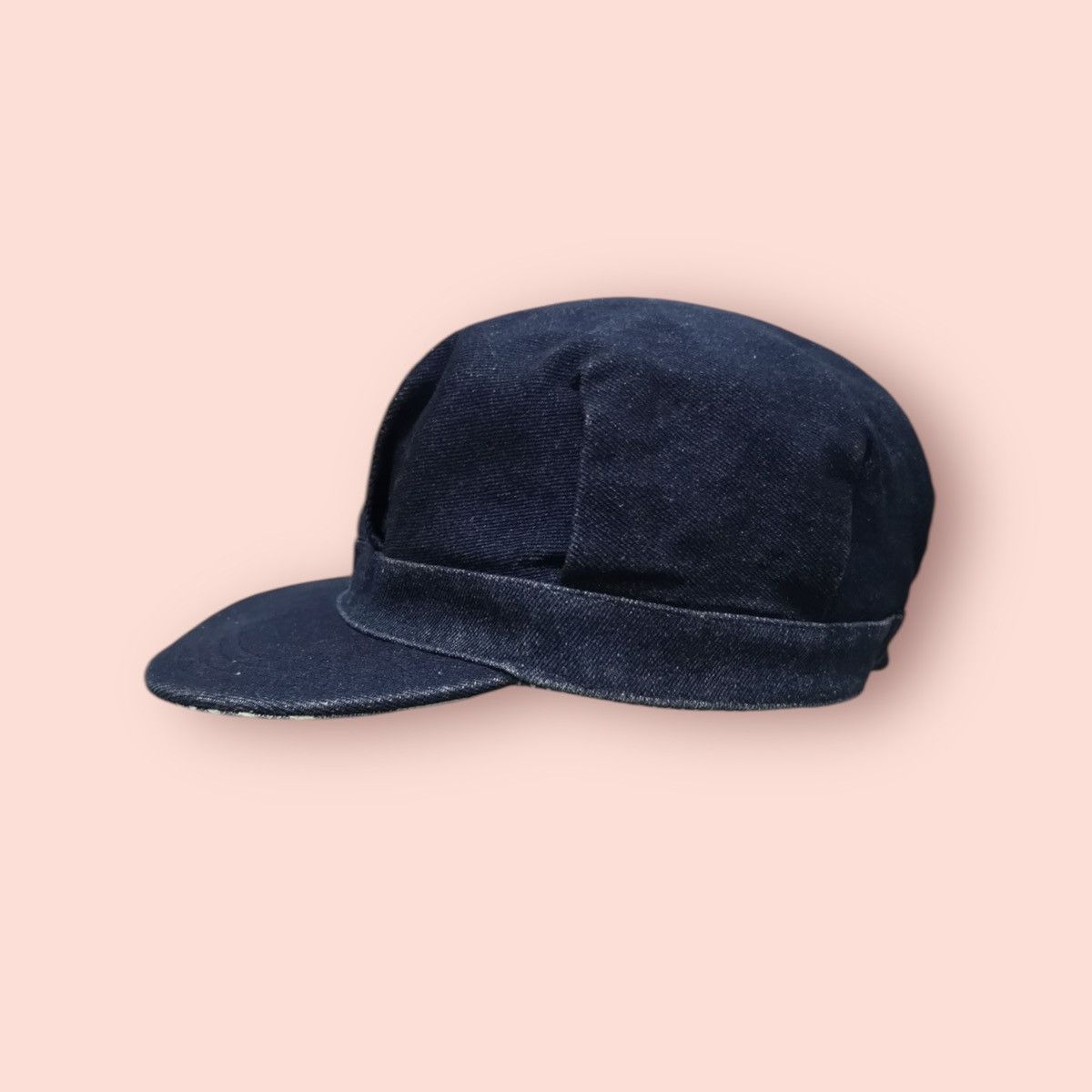 Japanese Brand × Vintage RARE REVERSIBLE DENIM/HICKORY STRIPES WORKER HAT JAPAN Size ONE SIZE - 12 Thumbnail