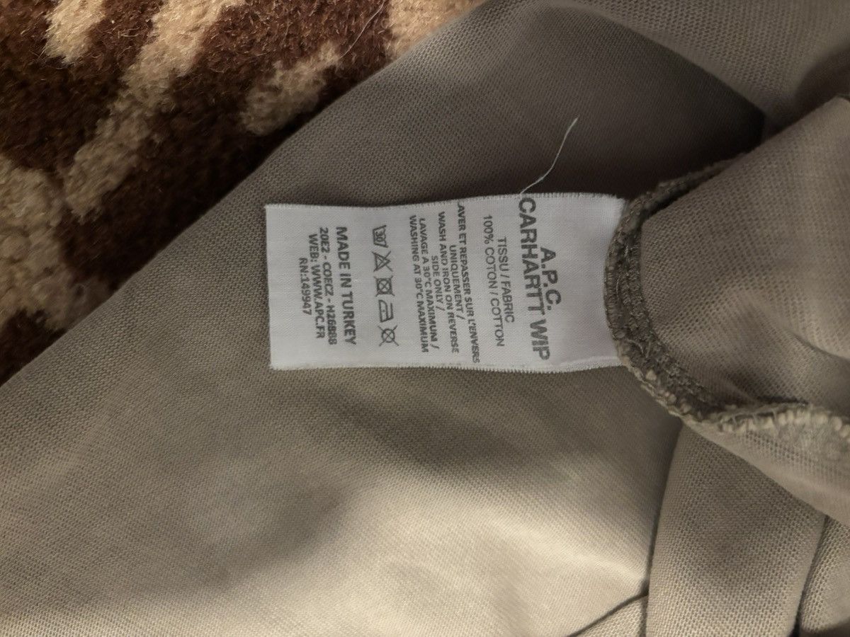A.P.C. × Carhartt A.P.C. X Carhartt Fire T-Shirt khaki size large Size US L / EU 52-54 / 3 - 3 Thumbnail