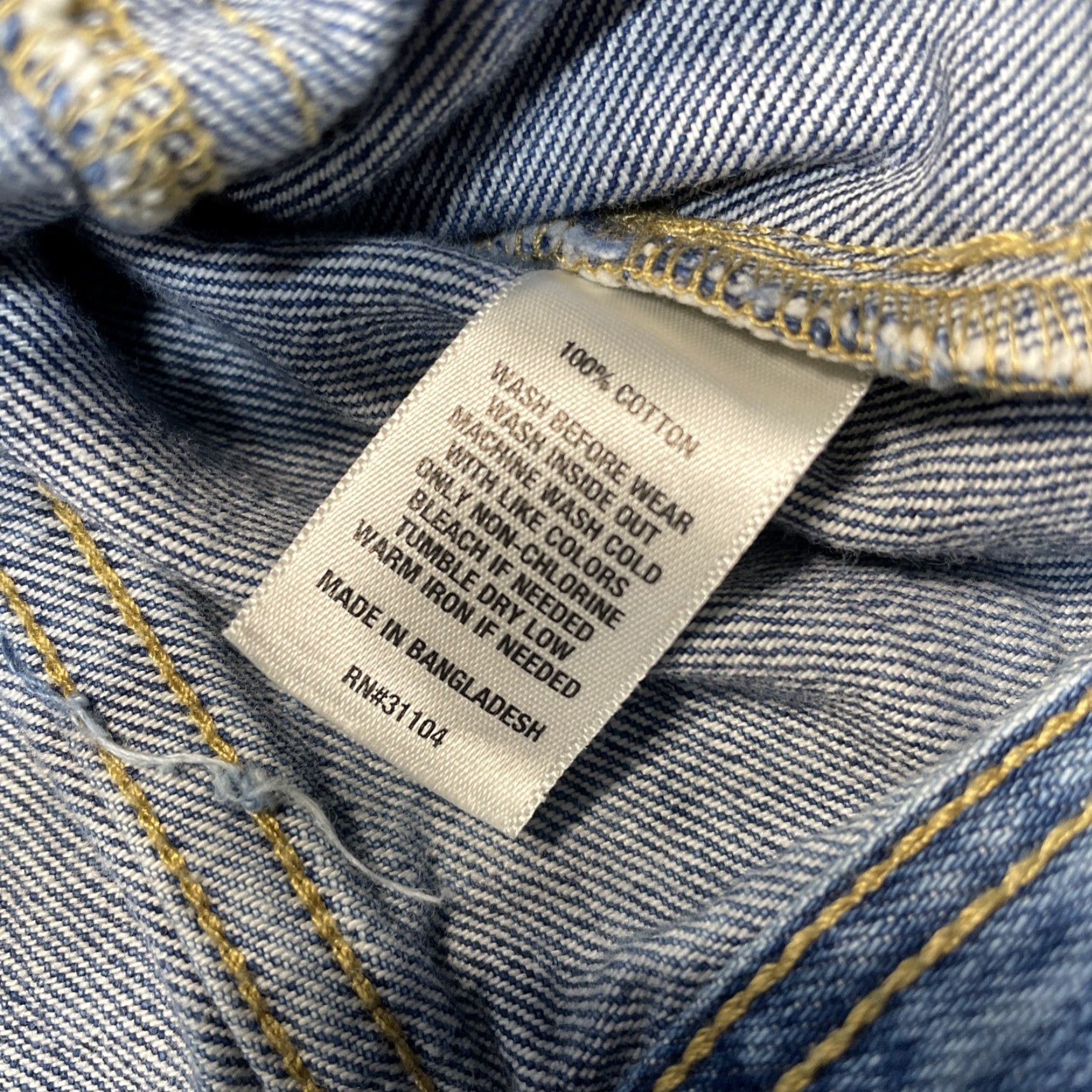 Denime VINTAGE True Craft Women's Denim Jacket XS Blue Distressed Cotton Basic Outerwear Size XS / US 0-2 / IT 36-38 - 3 Thumbnail