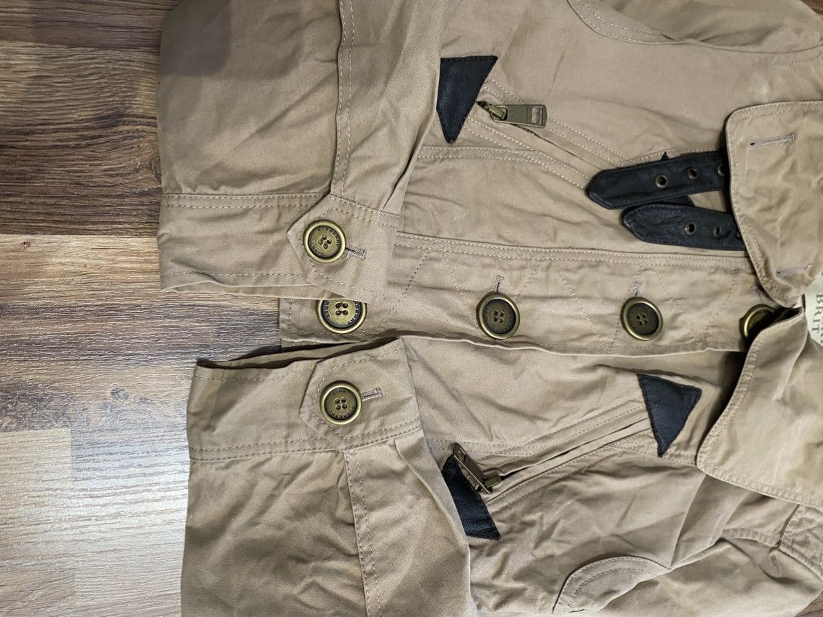 Burberry × Vintage Burberry Brit Vestes Beige Size S / US 4 / IT 40 - 6 Thumbnail