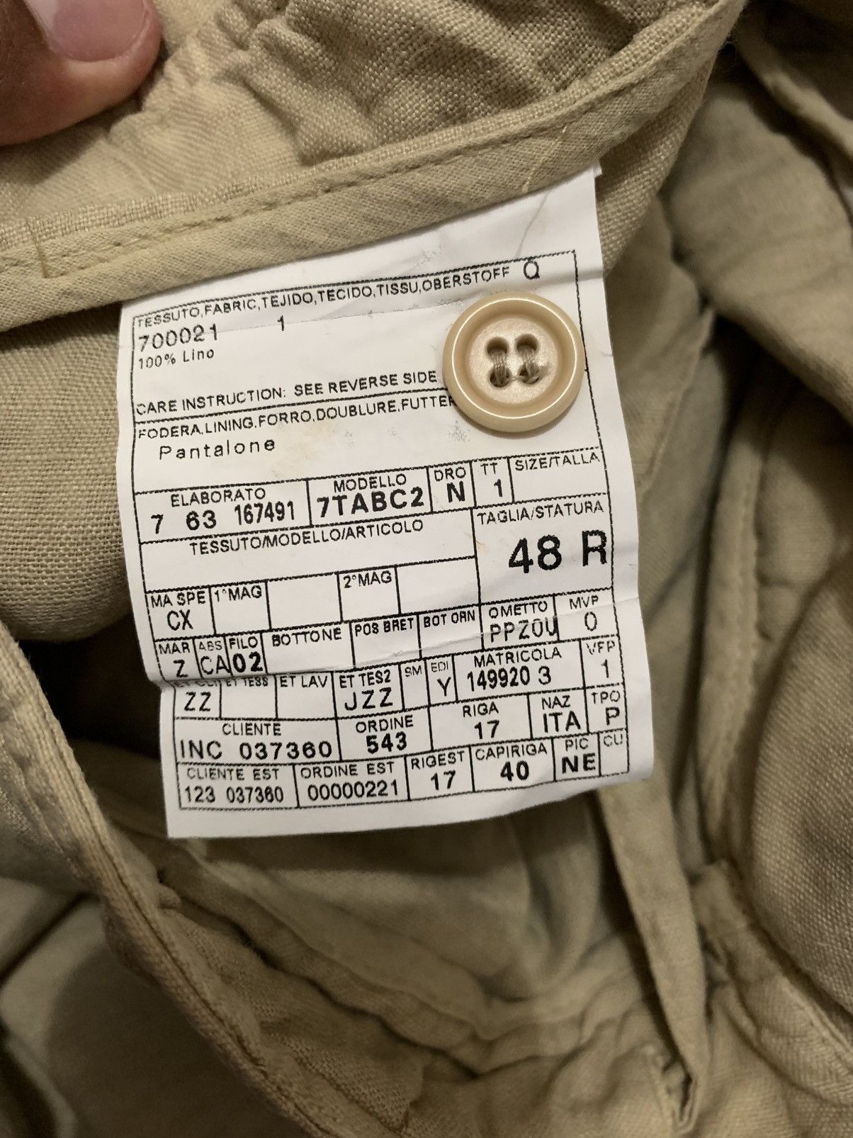 Ermenegildo Zegna × Z Zegna Zegna Linen pants Size US 33 - 9 Thumbnail