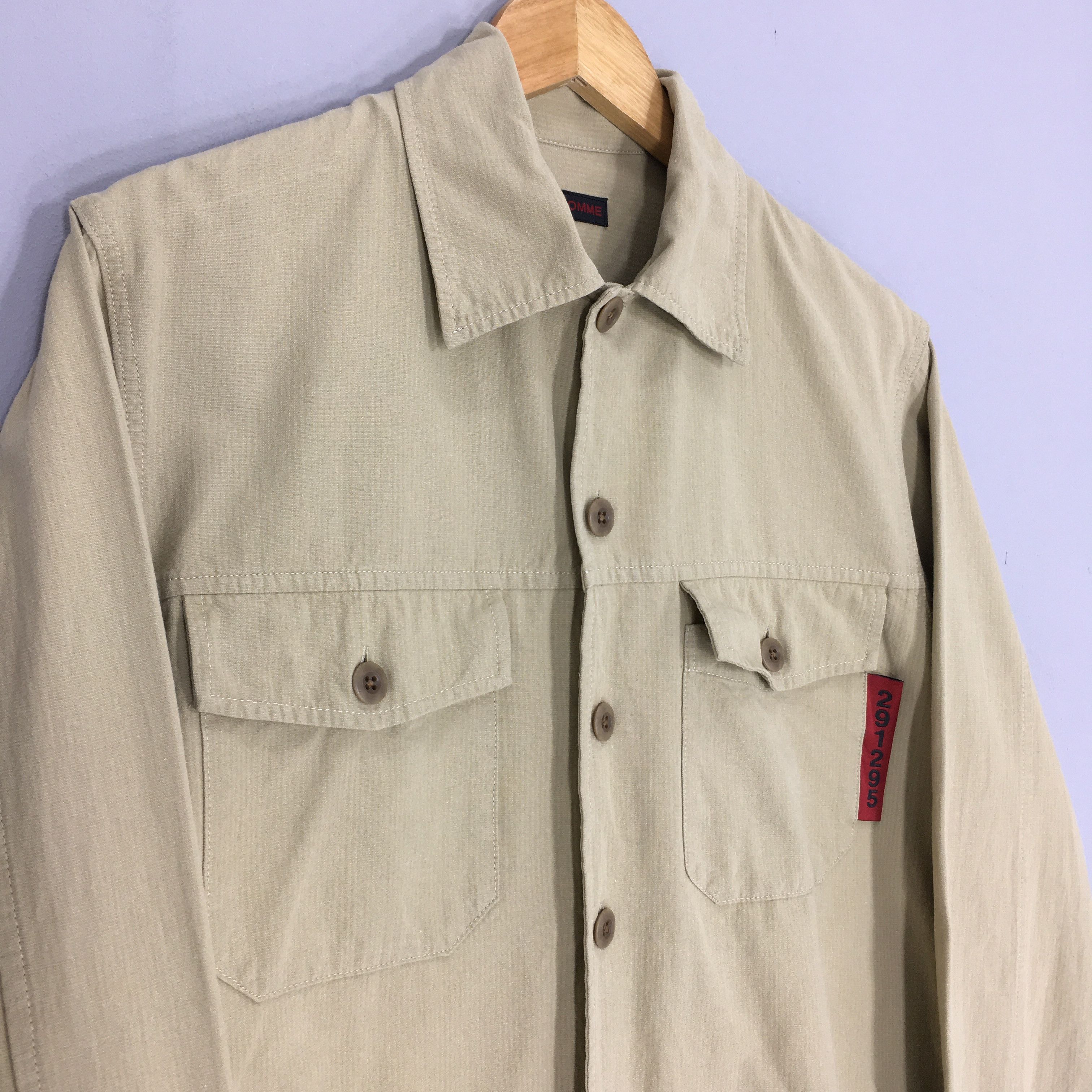 Flannel × Japanese Brand Vintage 291295 Homme Japanese Work Flannel Shirt Medium Size US M / EU 48-50 / 2 - 3 Thumbnail