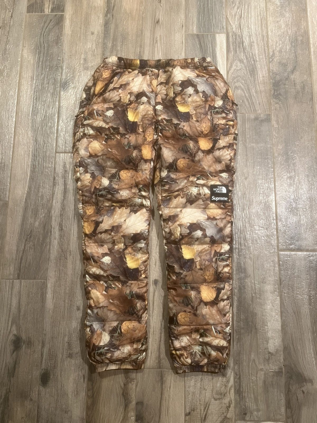 Supreme The North Face Paper Print Nuptse Pant Paper Print