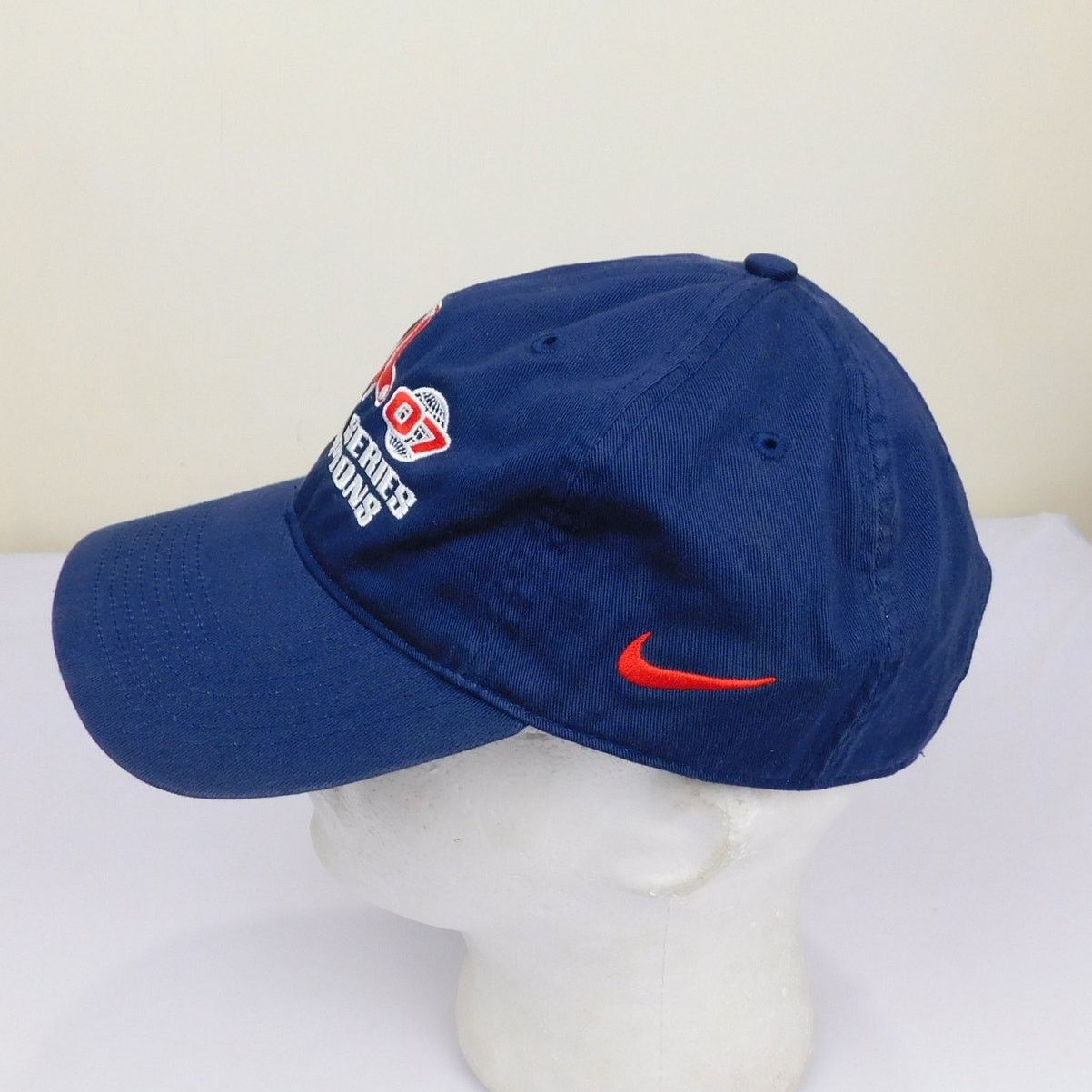 Nike Nike Boston Red Sox 2007 World Series Champs Hat Swoosh Size ONE SIZE - 4 Thumbnail