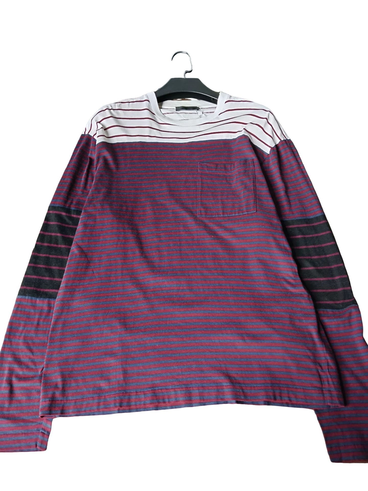 Prada Prada Striped Long Sleeve T-Shirt Size S Size US S / EU 44-46 / 1 - 1 Thumbnail