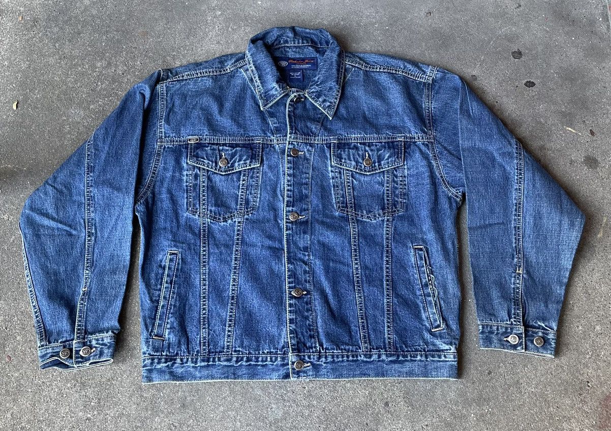 Vintage Vintage Rokoko Jeans Medium Wash Denim Trucker Jacket Size US XL / EU 56 / 4 - 1 Thumbnail