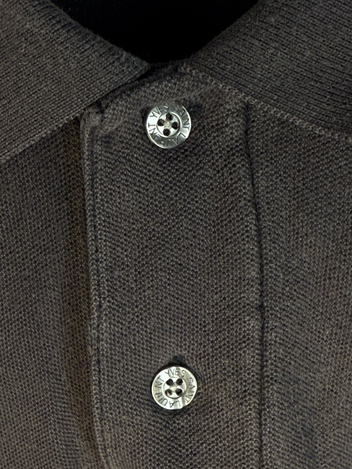 Yves Saint Laurent Grey YSL Polo Shirt Summer YSL Shirt YSL Tee Vintage Size US M / EU 48-50 / 2 - 4 Thumbnail