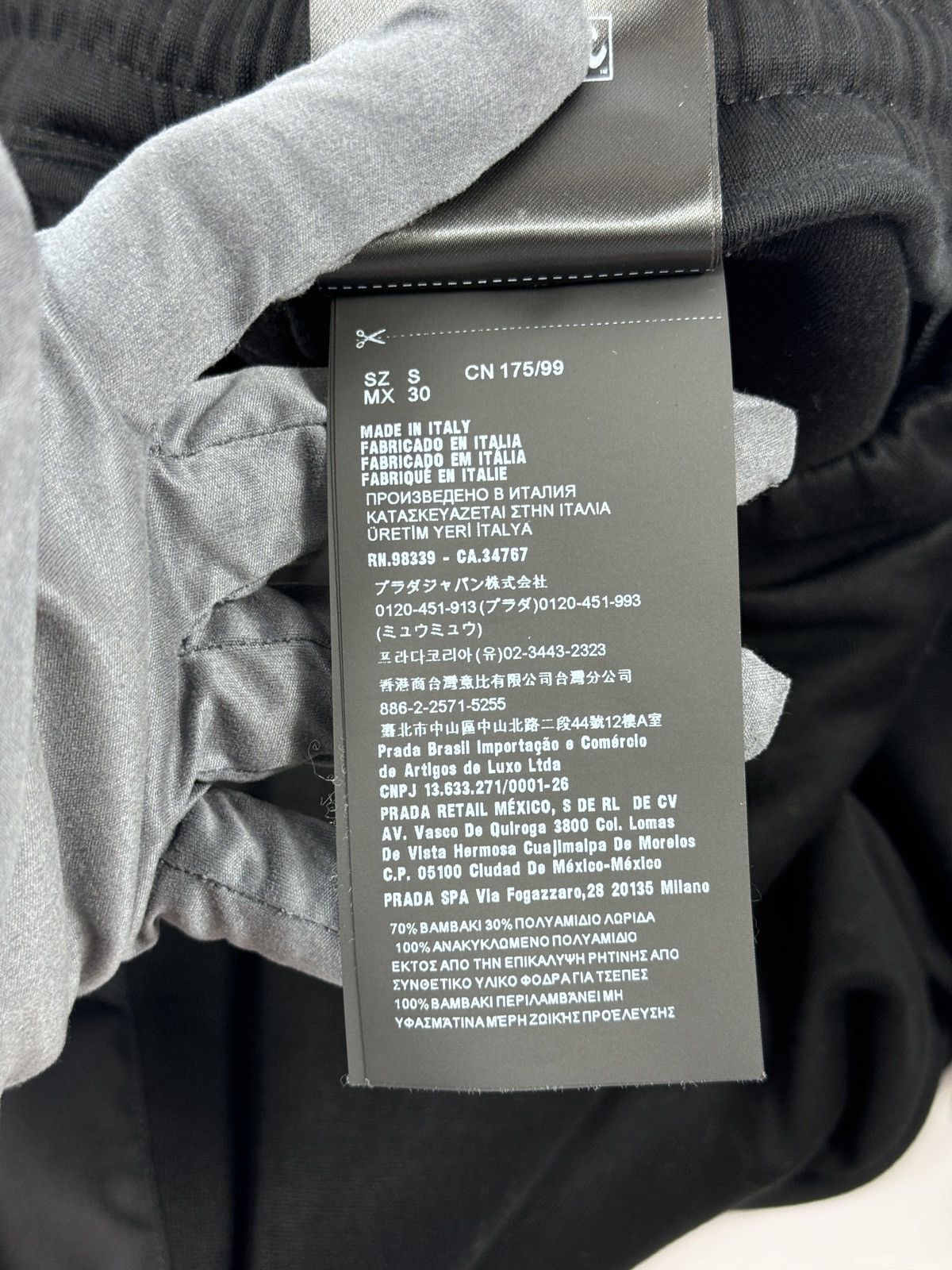 Prada TRIANGLE LOGO JOGGERS Size US 30 / EU 46 - 9 Thumbnail