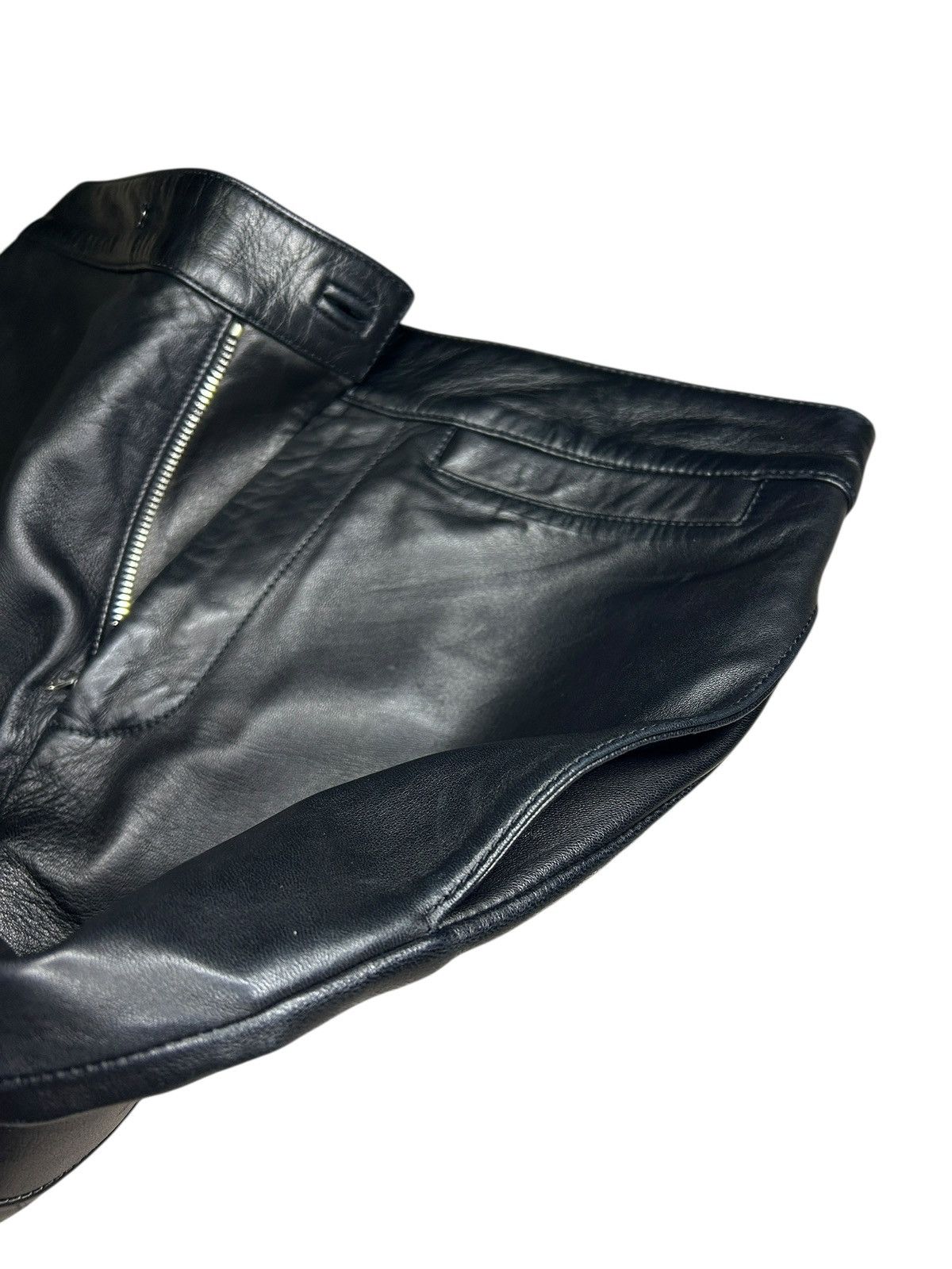 Hedi Slimane × Saint Laurent Paris F/W 16 Sample Leather Trousers Size 25" / US 0 / IT 36 - 9 Thumbnail