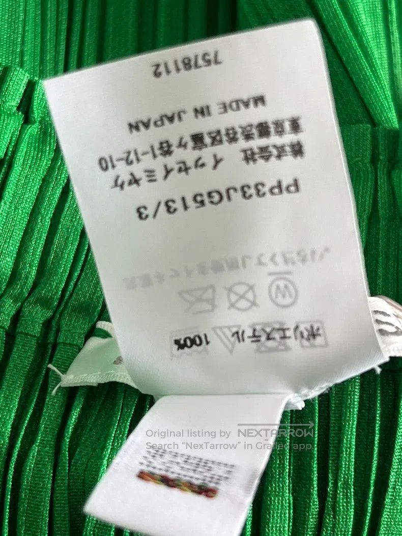 Issey Miyake Issey Miyake size:3 Green Midi Skirt Size 23" - 4 Thumbnail