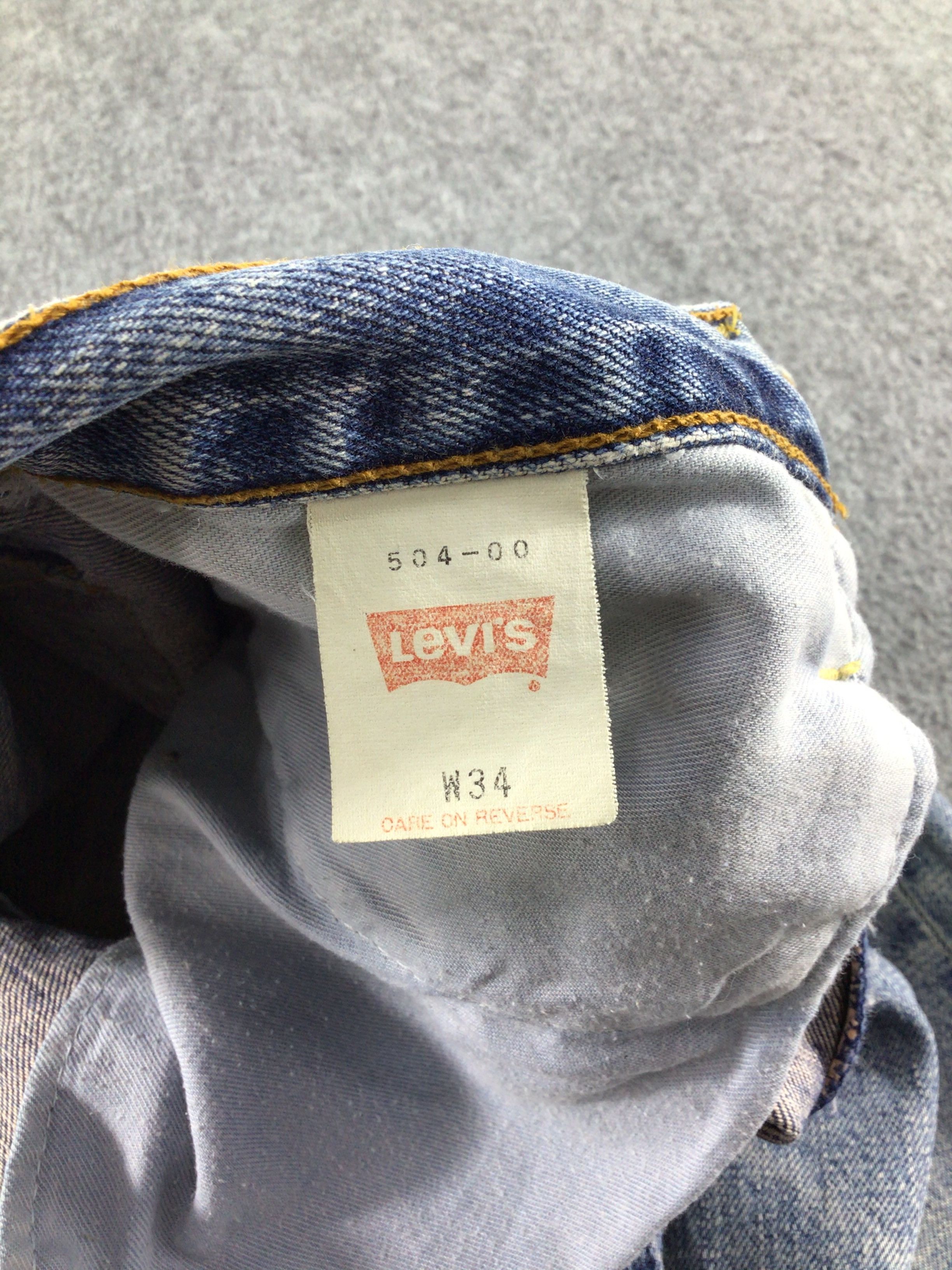 Levi's 90s Vintage Levis 504 Jeans-JM106 Size US 34 / EU 50 - 11 Thumbnail