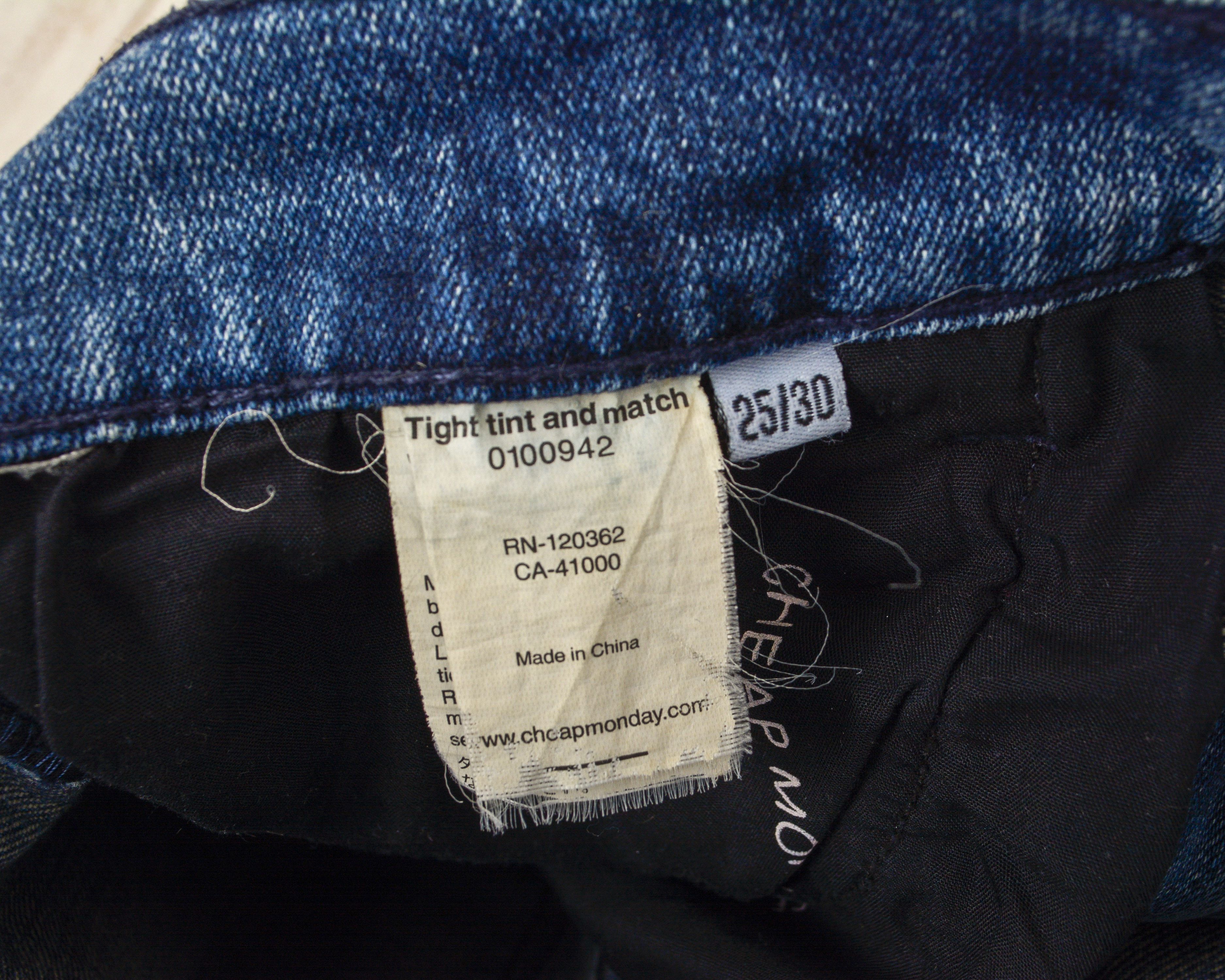Cheap Monday Tight Tint and Match Women W25 L30 Jeans Slim Trousers Size 25" / US 0 / IT 36 - 5 Thumbnail