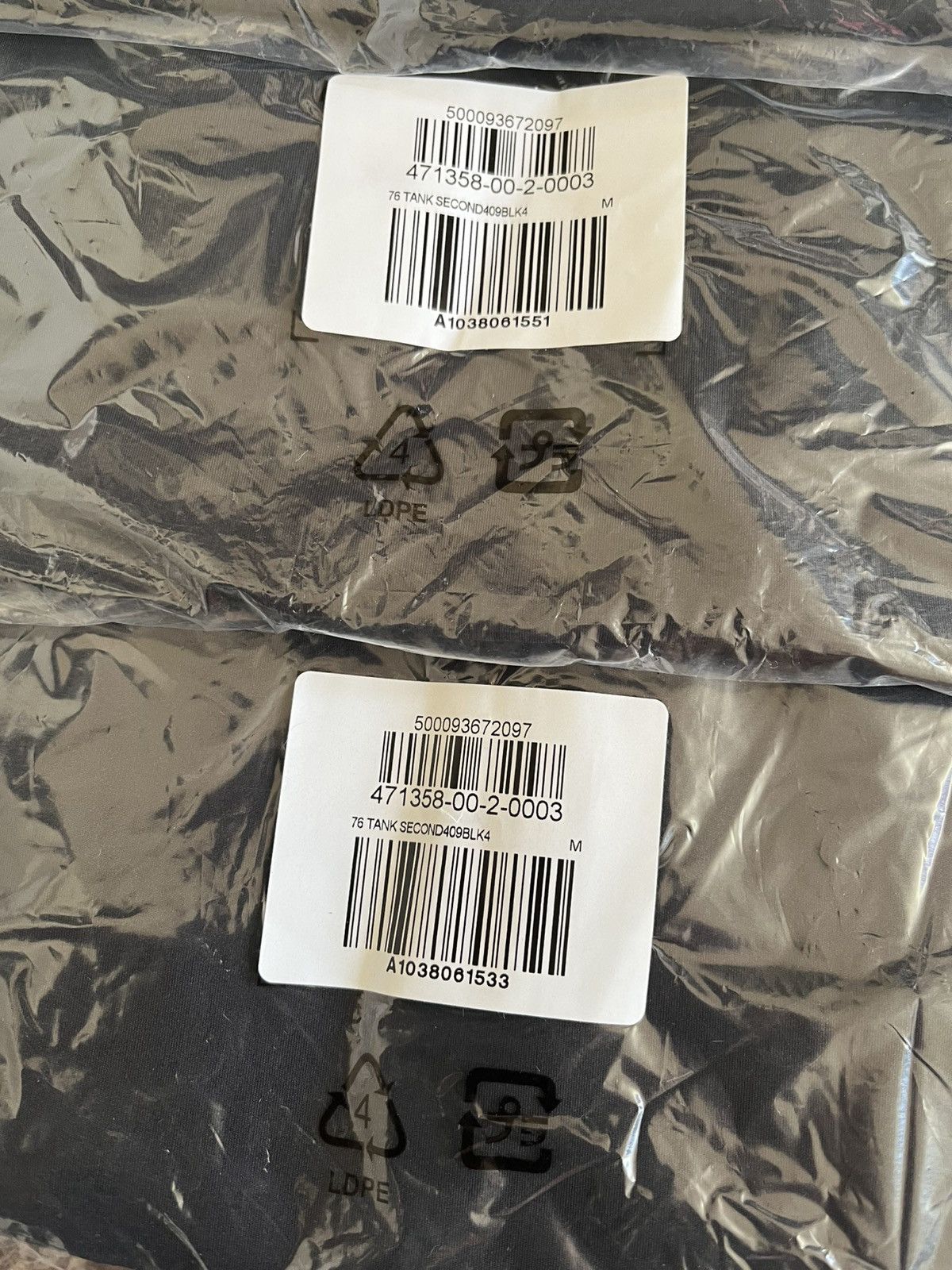 Balenciaga × Gap × Yeezy Yeezy Gap Second Skin Tank Top Black Size Medium Size US M / EU 48-50 / 2 - 8 Thumbnail