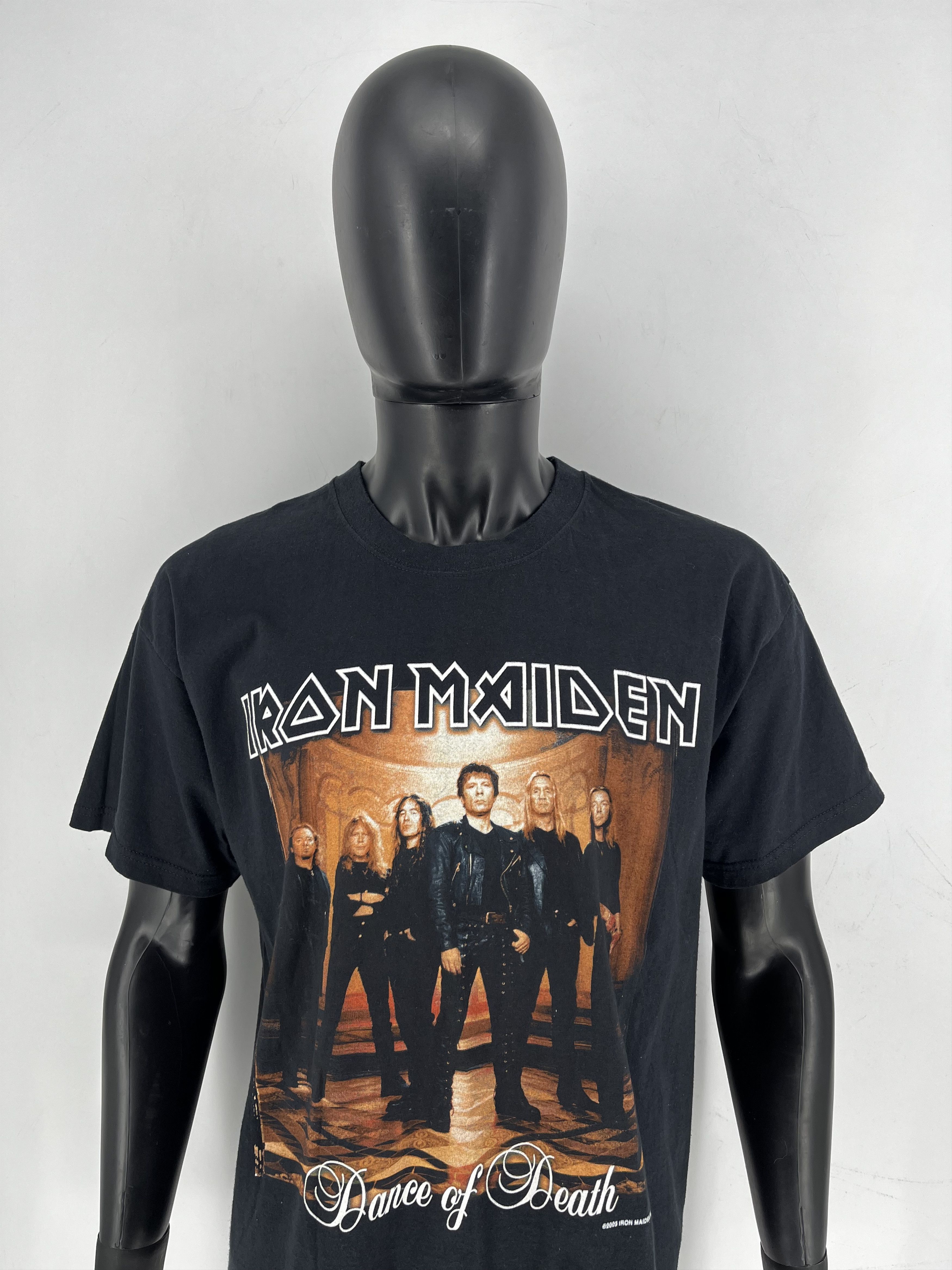 Band Tees Vintage Iron Maiden 2003 Dance of Death T-shirt Size US XL / EU 56 / 4 - 1 Thumbnail