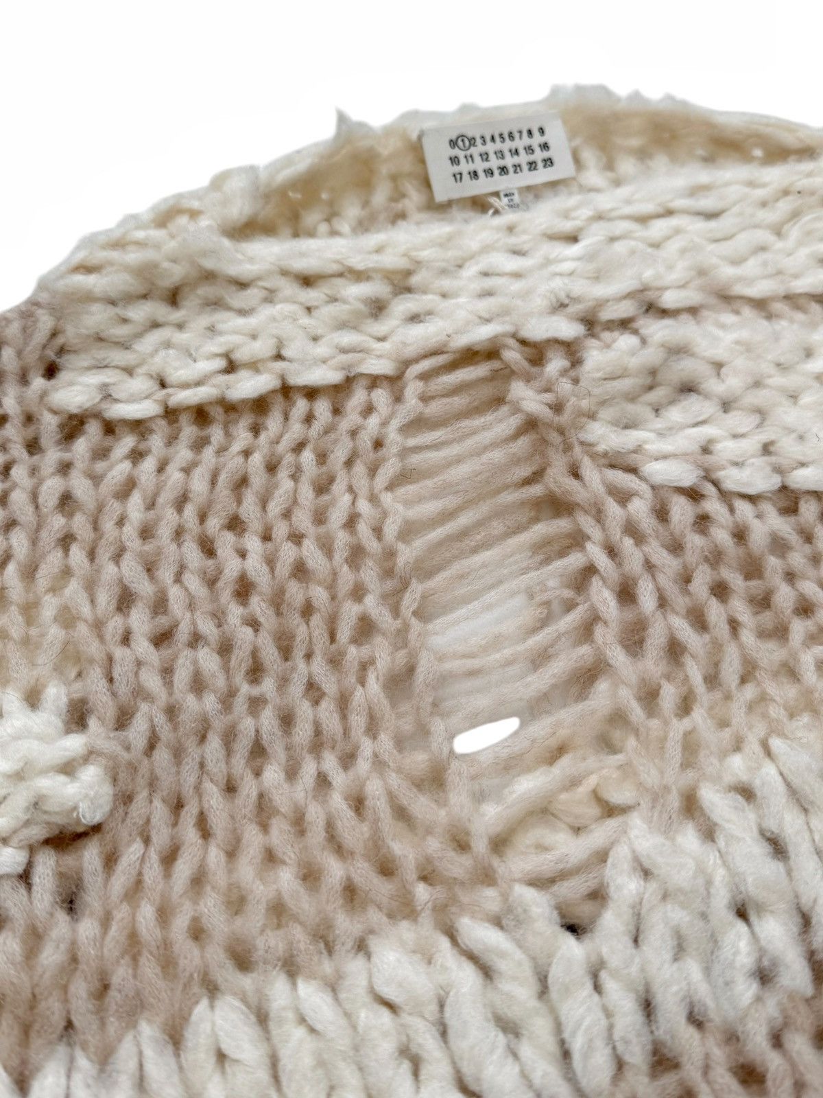 Maison Margiela Spider Web Punk Cashmere Silk Alpaca Knit Sweater Size US M / EU 48-50 / 2 - 6 Thumbnail