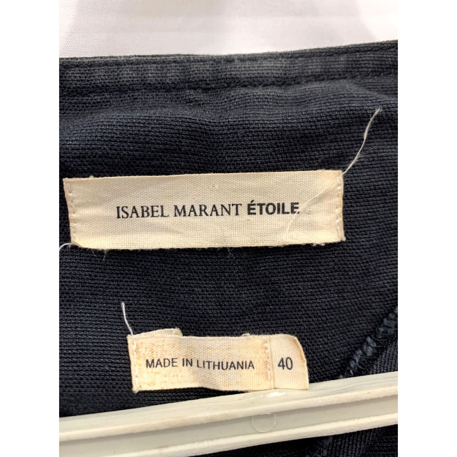 Isabel Marant Isabel Marant Étoile Women’s Linen Cotton Coat Black Oversized L Adult Women Coat Linen Cotton Patch Pockets 90s Minimalist Utility Overcoat Size L / US 10 / IT 46 - 3 Thumbnail