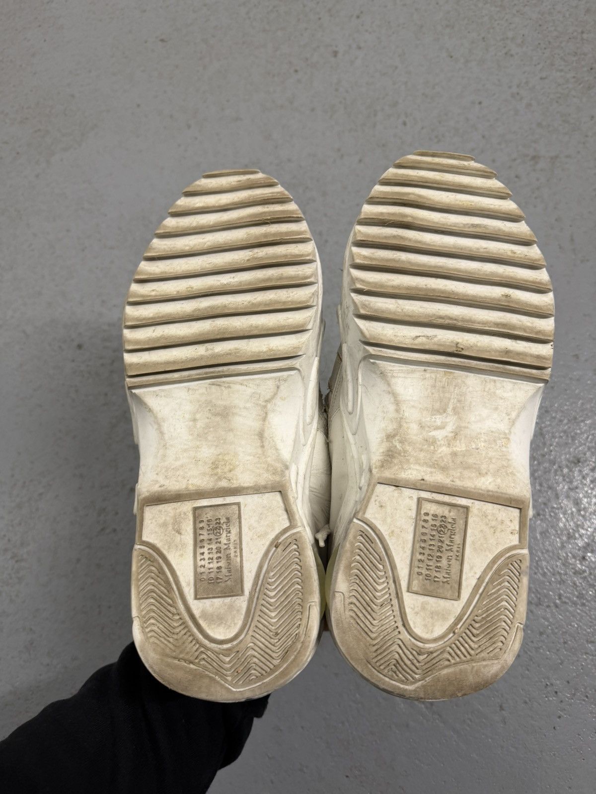 Maison Margiela Maison Margiela Retrofit Mid Top Chunky Sneakers Size US 11 / EU 44 - 11 Thumbnail
