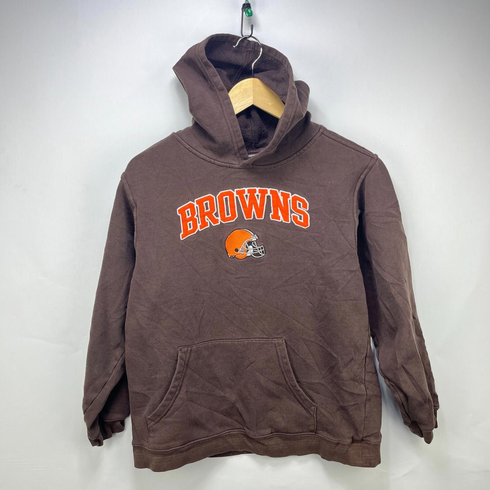 The Unbranded Brand Vintage Cleveland Browns Hoodie Small NFL Size ONE SIZE - 1 Thumbnail