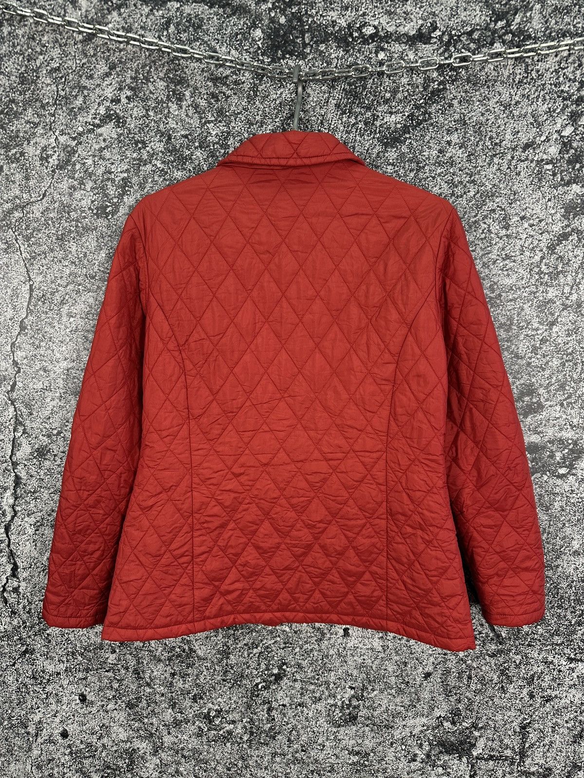 Barbour Barbour Shaped F/Weight Quilt Short Jacket Red Size 12 Size M / US 6-8 / IT 42-44 - 9 Thumbnail