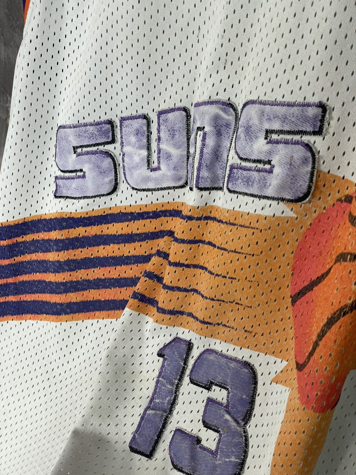 NBA × Vintage Phoenix Suns 13 Nash Purple NBA Jersey Size US XL / EU 56 / 4 - 8 Thumbnail